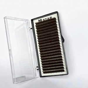Ресницы шоколад Mstar by Luxury Lashes миксы