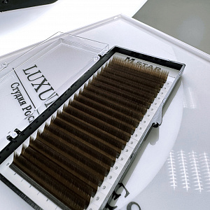 Ресницы коричневые Mstar by Luxury Lashes миксы Вид 2